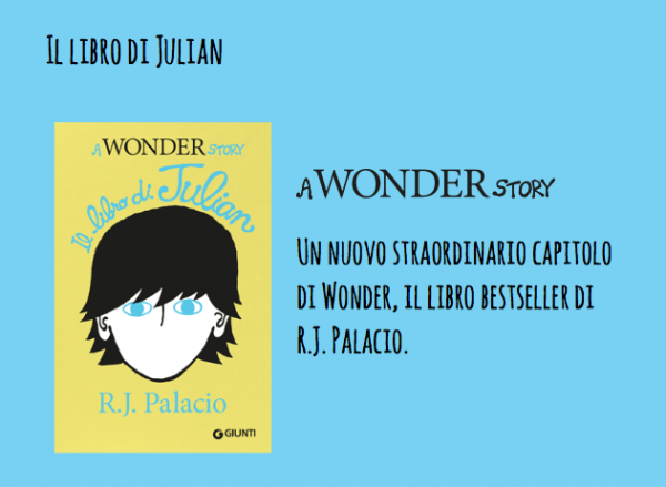 Il libro di Julian racconta la storia di Wonder dal punto di vista del cosiddetto 