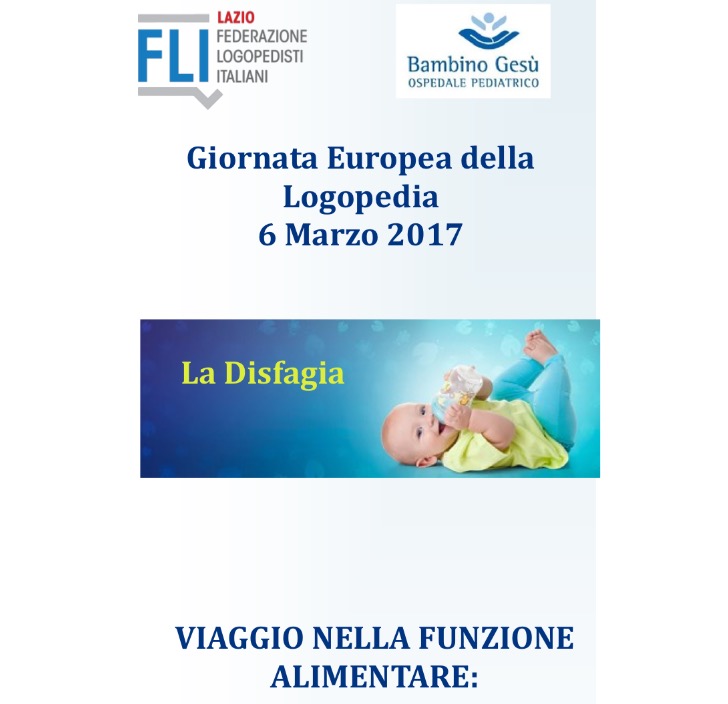 BA.BI.S. Odv e la GIORNATA EUROPEA DELLA LOGOPEDIA – 6 MARZO 2017, AUDITORIUM SAN PAOLO, OSPEDALE PEDIATRICO BAMBINO GESU’